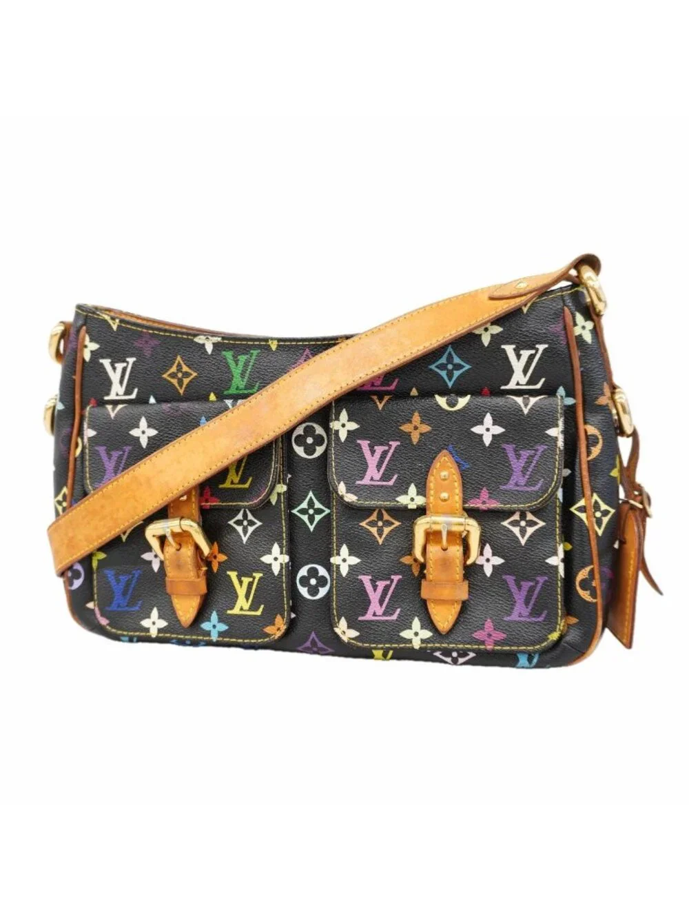Louis Vuitton Shoulder Bag Monogram Multicolor Lodge GM Noir